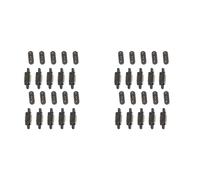 Hklshyd 20 Pairs Spring Loaded Magnetic Pogo Pin Connector 3 Positions Magnets Pitch 2.3MM Through Holes Male Female Probe