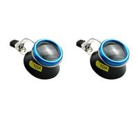 Hklshyd 2pcs 10X Eyeglass Magnifier Clip-on Eye Magnifier Portable Eyepiece Craft Operator Watchmaker Repair Tool