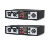 Hklshyd 2X 2 in 2 Out USB Audio Interface Recording Sound Card 32Bit/384KHZ Studio Record Professional Sound Card 48V Phantom