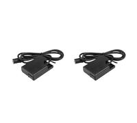 Hklshyd 2X Full Decoded Dc Coupler En-El14 Dummy Battery Supply for P7800 P7700 P7100 D5600 D5500 D5300 D5200
