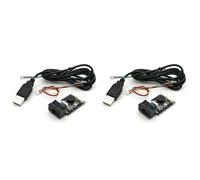 Hklshyd 2X GM65 USB Wired Barcode Scanner 1D 2D Bar Code Reader QR Code Reader Module CMOS Buzzer for Reminding with Cable UART