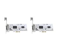 Hklshyd 2X PCIE Expansion Card PCIE to AV Surveillance HD 640X480 Resolution Video Capture Card Image Capture Card
