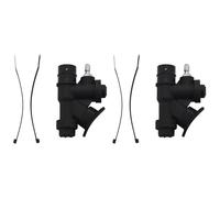 Hklshyd 2X Scuba Diving Universal Bcd Electric Inflator with 45 Degree Angle Mouthpiece for Standard 1 Hose K-Type Safety Valve