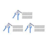 Hklshyd 3pc Hog Ring Plier Tool and 1800pcs M Clips Chicken Mesh Cage Wire Fencing Crimping Solder Joint Welding Repair