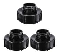 Hklshyd 3X IBC Adapter S100X8 to Reduce S60X6 IBC Tank Connector Adapter Replacement Garden Water Connectors