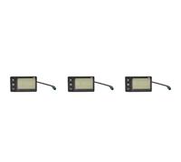 Hklshyd 3X S866 Electric Bike LCD Display E-Bike Electric Scooter Display Meter Control Panel with Waterproof Plug