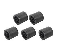 Hklshyd 5pcs 500M 50LB Colorful 4 Strands Multifilament PE Braid Fishing Line (Black)