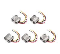 Hklshyd 5X DC 24V to 12V Converter, Voltage Buck Converter 5A 60W, Transformer Waterproof with Aluminum Shell