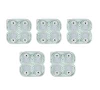 Hklshyd 5X Penguin Mold, Fun Shapes Tray, Make 4 Cute Penguin Ice Balls for Drinks Cocktails Iced Coffee Green