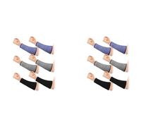Hklshyd 6 Pairs Arm Protectors for Thin Skin and Bruising Cut Forearm Sleeve Level 5 Arm Burn Protection Sleeve