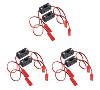 Hklshyd 6 Pcs On/Off Power Switch Receiver JST Connector for RC 1/10 1/8 Car Crawler Off-Road Vehicle Multi-Rotor Aircraft