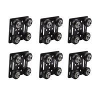 Hklshyd 6X 3D Printer Accessories for V Slot European Standard 2020 Aluminum Profile Pulley V-Slot Build Gantry Plate