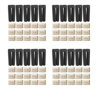 Hklshyd 80PCS Ceiling Fan Blade Balancing Kit,Including 20Pcs Resilient Fan Balance Clips 60Pcs Metal Self-Adhesive 3G Weight