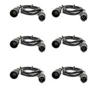 Hklshyd 9 Pin Wheel Hub Motor Cable 60cm EBike Motor Extension Cable Female to Male Connector for E-Bike Accessories,4Pc