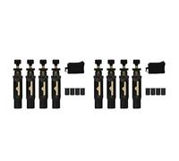 Hklshyd Adjustable Auto-Stop Tire-Deflator Valve Kit (10-30 PSI) 8 PCS Screw-on Tyre Air Down Tool for Vehicles Motorcycle