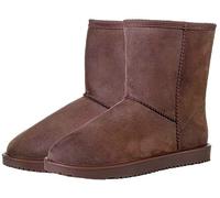 HKM 11126 Davos All Weather Boots, Suede Look, Warm Teddy Lining, Taupe, Size 42 (UK 8)