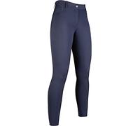 Hkm 12572 Sunshine Riding Breeches Silicone Full Seat Children Dark Blue 140