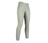 Hkm 12572 Sunshine Riding Breeches Silicone Full Seat Children Olive Green 152