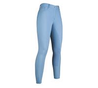 Hkm 12572 Sunshine Riding Breeches Silicone Full Seat Ladies Denim Blue, 46