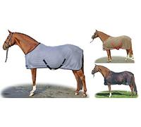 HKM 4000315524709 Fly Blanket SANTOS-6924 Dark Blue/Brown 155