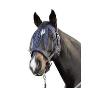 HKM 4057052397639 fly protection headband, anti-fly, 6900, dark blue shetty