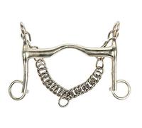 HKM 540555 Argentan Riding Bit 16 mm Base 5 cm M