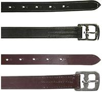 HKM 6198 Stirrup Straps, Dark Brown, 120 cm