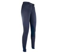 Hkm 9064 Penny Easy Girls' Jodhpurs, Knee Patch, Dark Brown/Dark Brown, 38