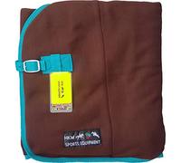 HKM Alaska Cooler Blanket Dark Brown/Turquoise Back Length 75 cm