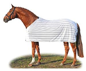 HKM Anti Fly Sheet Eu125/Uk5'6/Us 66 White/Blue