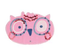 HKM Applique Owl Patches, Pink/Blue