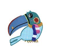 HKM Appliqués, Green/Blue/Red, EIN Größe