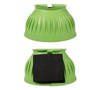 HKM Atlanta Rubber over reach boots 1 pair Neon Green XXL