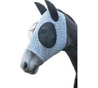 HKM Avocado Anti-fly mask White/Purple Pony