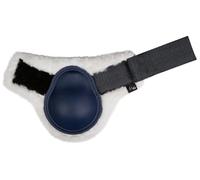 HKM Basic with teddy fur Fetlock boots Deep Blue Full