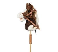 HKM Bella Stick Horse Brown/White Approx. 100 cm
