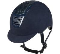 HKM Brillant Helmet Blue/Grey 55