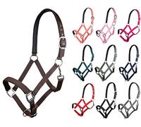 HKM Charming with soft padding Head Collar Grey Pony