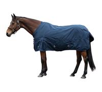 HKM Chester- 600D fleece lining Turnout rug Deep Blue 5'3