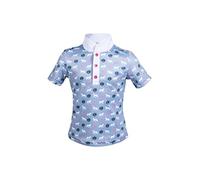 Hkm Children's Bria Polo Shirt 1274 Smokey Blue, Smokey Blue, 6-7