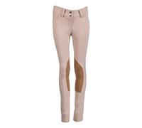 Hkm Children's Hunter Alos Knee Patch Breeches - 9 - 10 Years · Beige