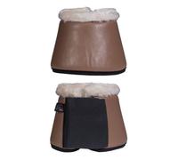 Hkm Comfort Premium Fur Over Reach Boots - Pony · Taupe