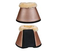 Hkm Comfort Premium Fur Over Reach Boots - XL · Taupe