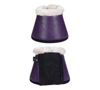 Hkm Comfort Premium Fur Over Reach Boots - XXL · Dark Lilac