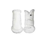 Hkm Comfort Premium Fur Protection Boots - Mini Shetland · White