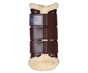HKM Comfort Protection Boots Dark Brown L