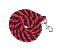 Hkm Cotton Lead Rope Black/Red 180 cm