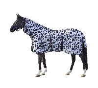 Hkm Combo Fly Rug Cow Print - 5'3