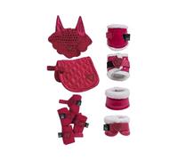 HKM Cuddle Pony Riding Set Red One Size
