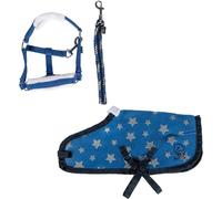 HKM Cuddle Pony Star Set Blue with Stars Design One Size